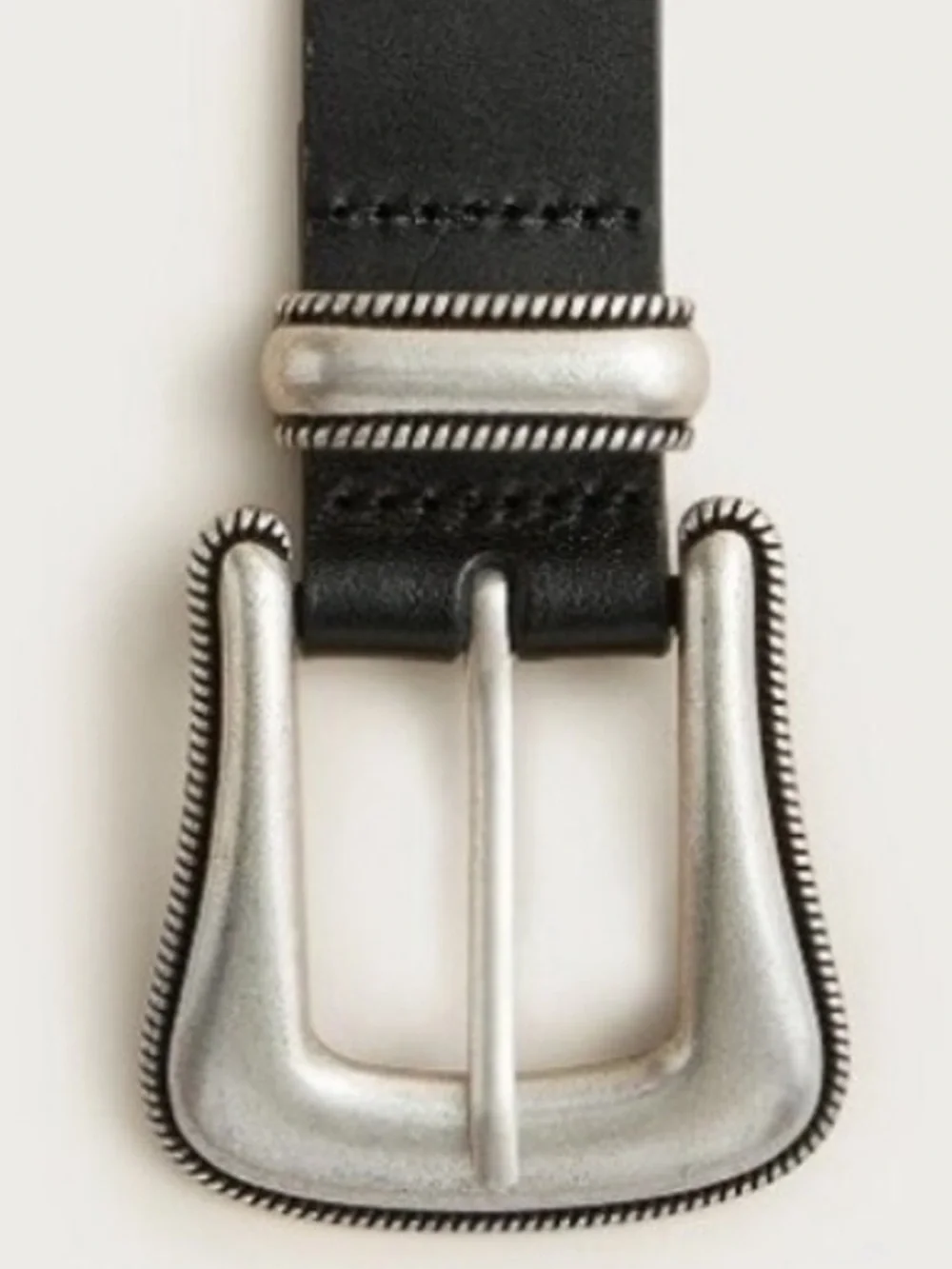 NWT J. Crew Western buckle belt in Italian leather in Size Medium